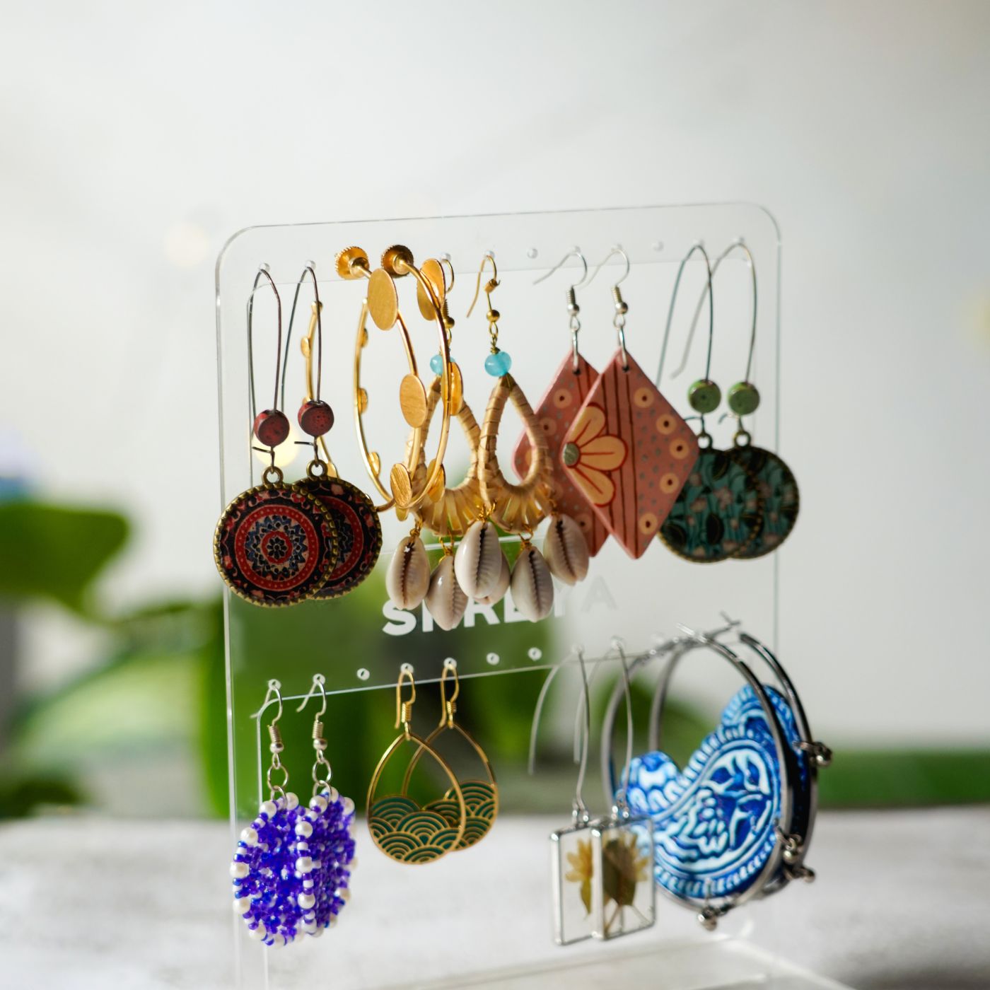 Earring Organizer Display Stand - 88 Holes & 4 Layers for Hanging Earrings  Stand Holder | Fruugo UK